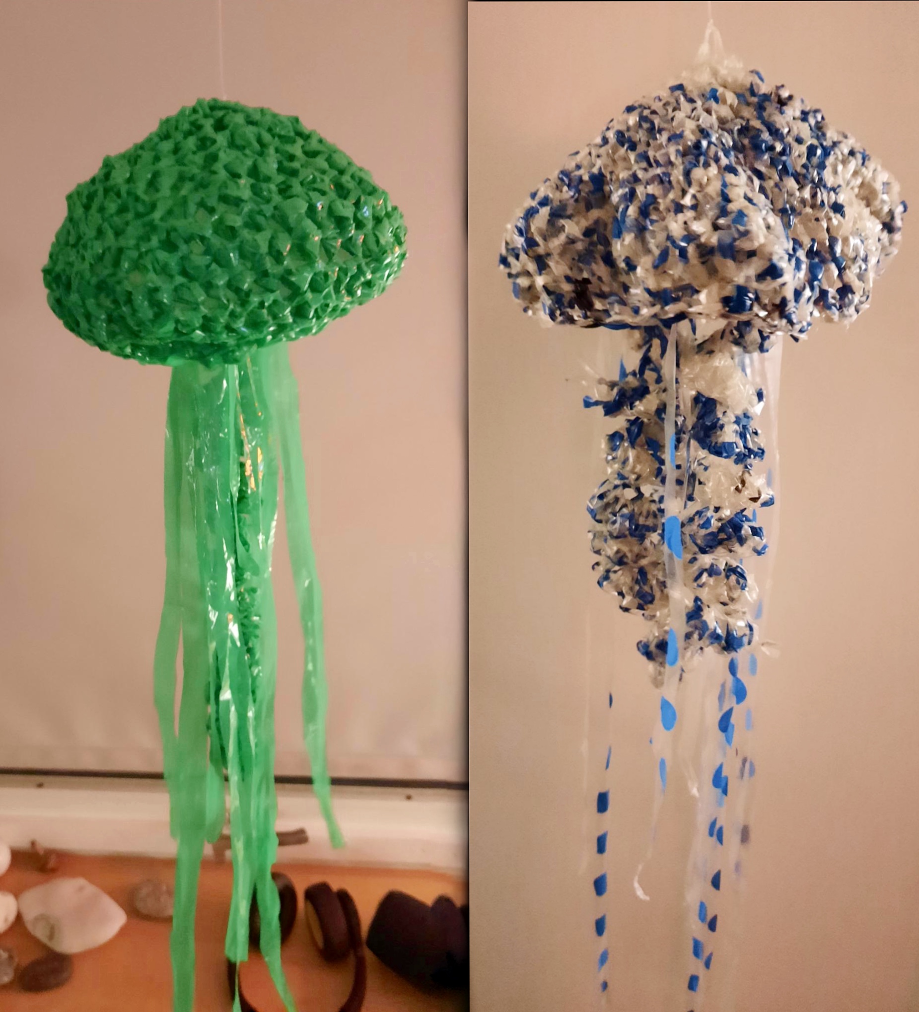 maike-kleber_quallen-aus-plastikmuell